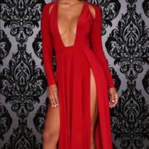 Abyss by Abby Envy Dress Red XS